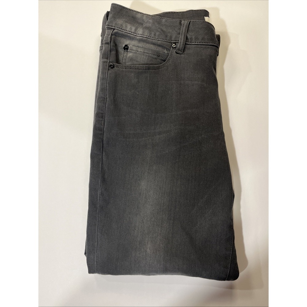 Tahari Mid Rise Ankle Skinny Jeans Women Sz 10/30 Gray Stretch Denim 30X27 - Picture 3 of 6